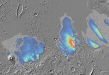 Possibly Massive Water Reserves Uncovered Near The Equator of Mars