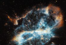“Spiral in Space: How a Dying Star Leaves Its Surroundings in Turmoil”